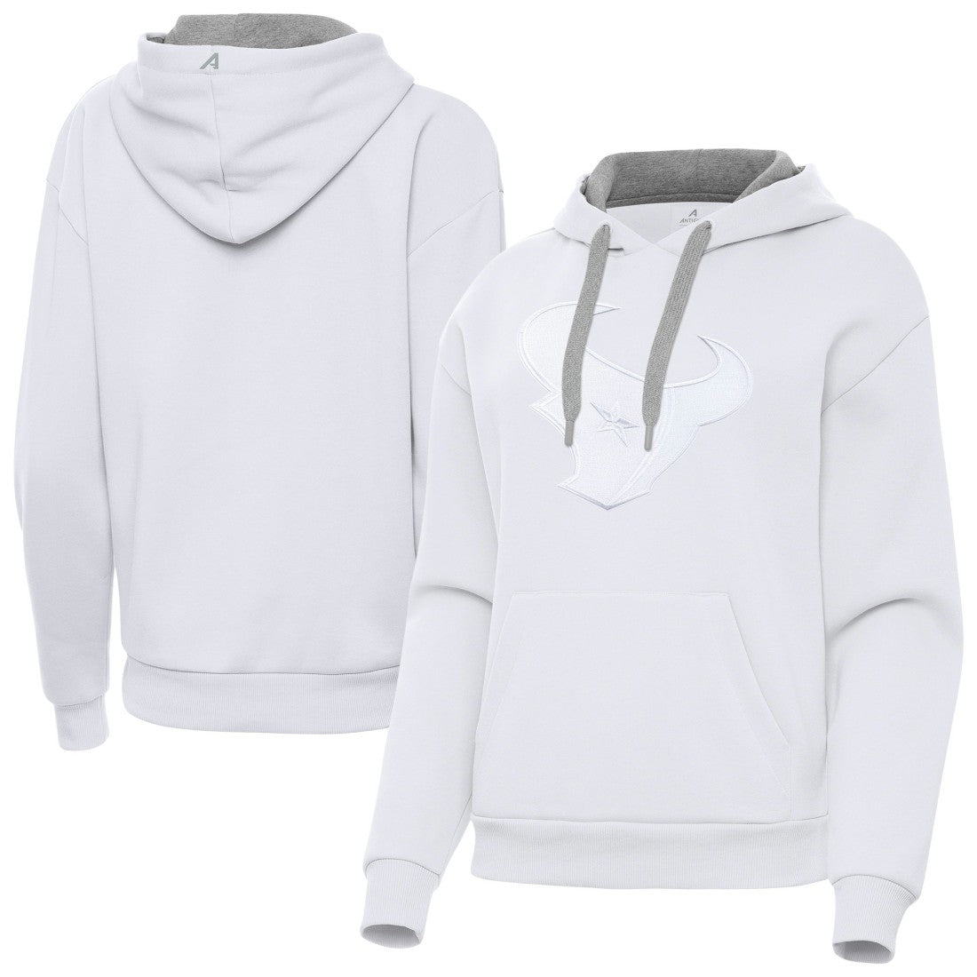 Houston Texans Antigua Women's Victory Pullover Hoodie White - NFL