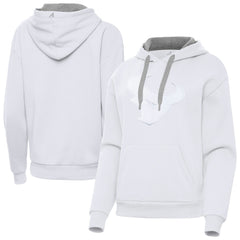 Houston Texans Antigua Women's Victory Pullover Hoodie White - NFL