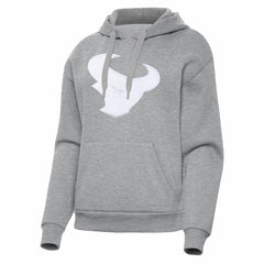 Houston Texans Antigua Women's Victory Pullover Hoodie Heather Gray - NFL