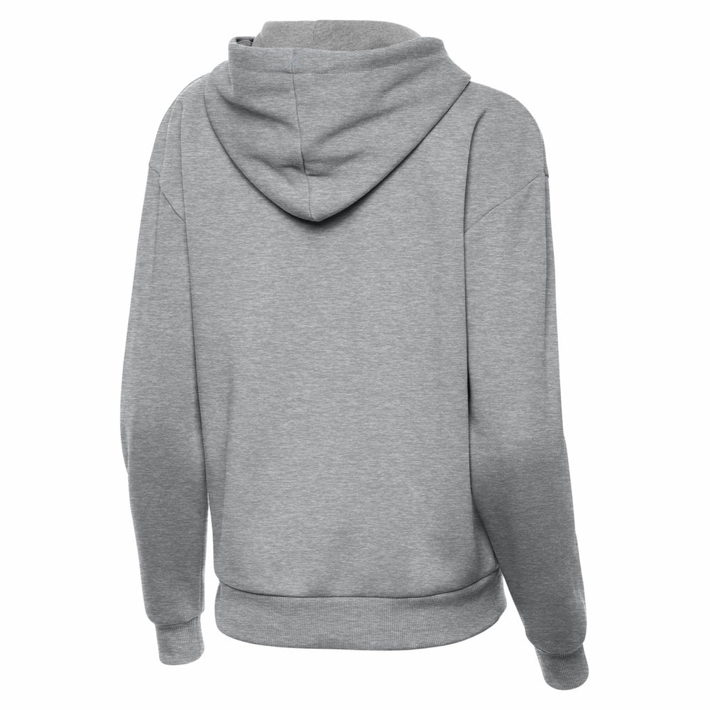 Houston Texans Antigua Women's Victory Pullover Hoodie Heather Gray - NFL