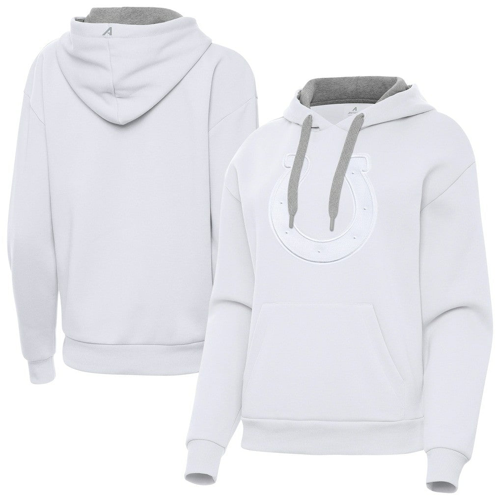 Indianapolis Colts Antigua Women's Victory Pullover Hoodie White - NFL