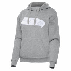 Seattle Seahawks Antigua Women's Victory Pullover Hoodie Heather Gray - NFL