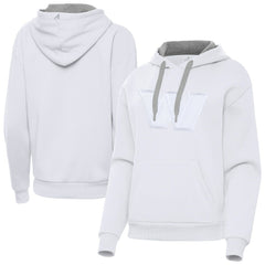 Washington Commanders Antigua Women's Victory Pullover Hoodie White - NFL