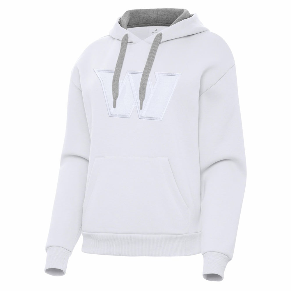 Washington Commanders Antigua Women's Victory Pullover Hoodie White - NFL