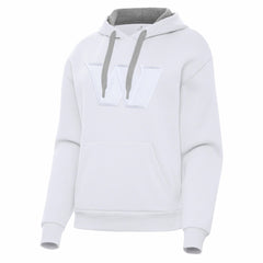 Washington Commanders Antigua Women's Victory Pullover Hoodie White - NFL