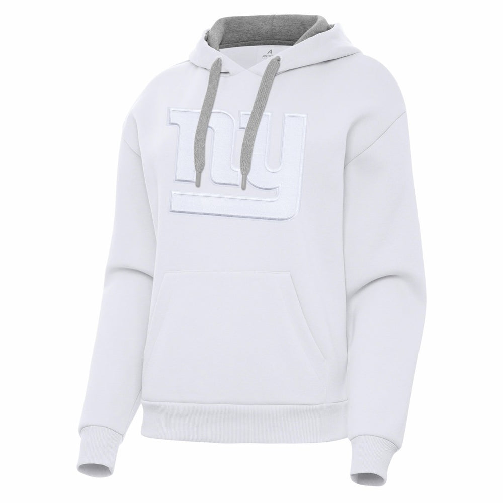 New York Giants Antigua Women's Victory Pullover Hoodie White - NFL