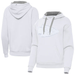Kansas City Chiefs Antigua Women's Victory Pullover Hoodie White - NFL