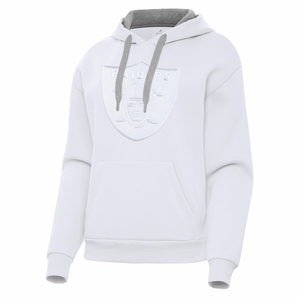 Las Vegas Raiders Antigua Women's Victory Pullover Hoodie White - NFL