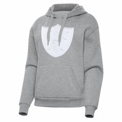 Las Vegas Raiders Antigua Women's Victory Pullover Hoodie Heather Gray - NFL