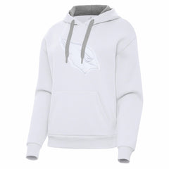 Arizona Cardinals Antigua Women's Victory Pullover Hoodie White - NFL