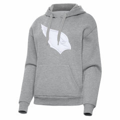 Arizona Cardinals Antigua Women's Victory Pullover Hoodie Heather Gray - NFL