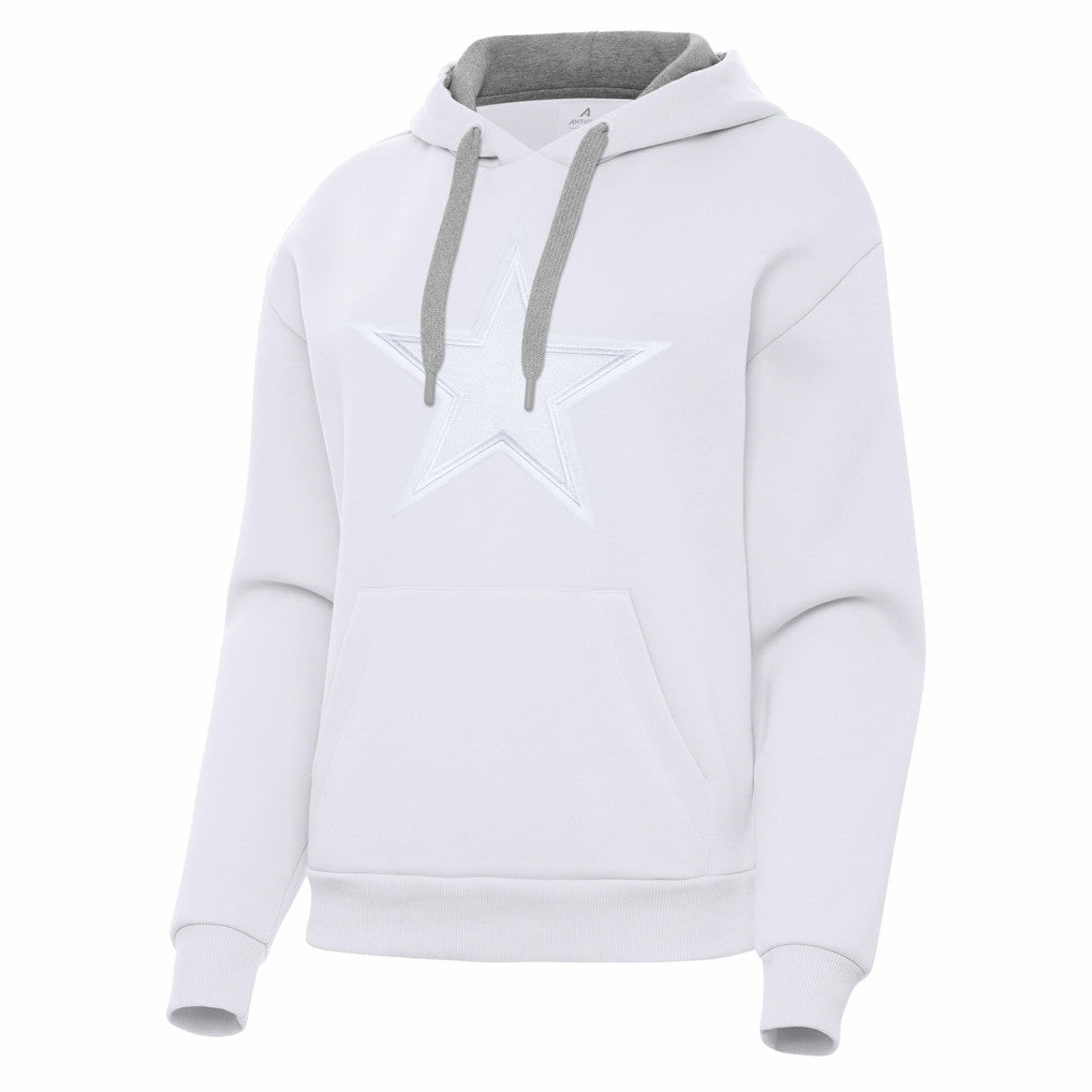Dallas Cowboys Antigua Women's Victory Pullover Hoodie White - NFL