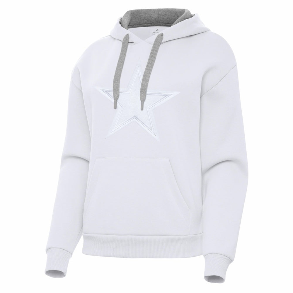 Dallas Cowboys Antigua Women's Victory Pullover Hoodie White - NFL