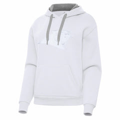 Carolina Panthers Antigua Women's Victory Pullover Hoodie White - NFL