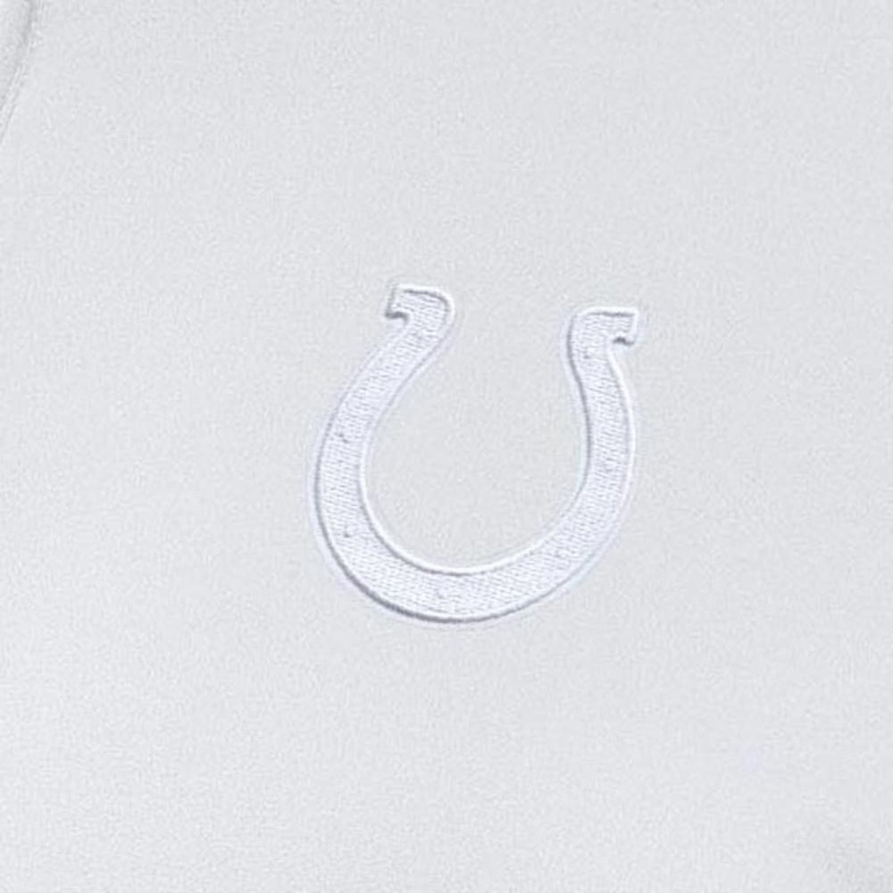Indianapolis Colts Antigua Women's Reprocess Quarter-Zip Top White - NFL
