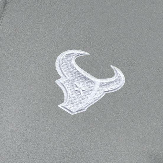 Houston Texans Antigua Women's Reprocess Quarter-Zip Top Gray - NFL