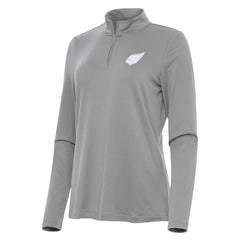 Arizona Cardinals Antigua Women's Reprocess Quarter-Zip Top Gray - NFL