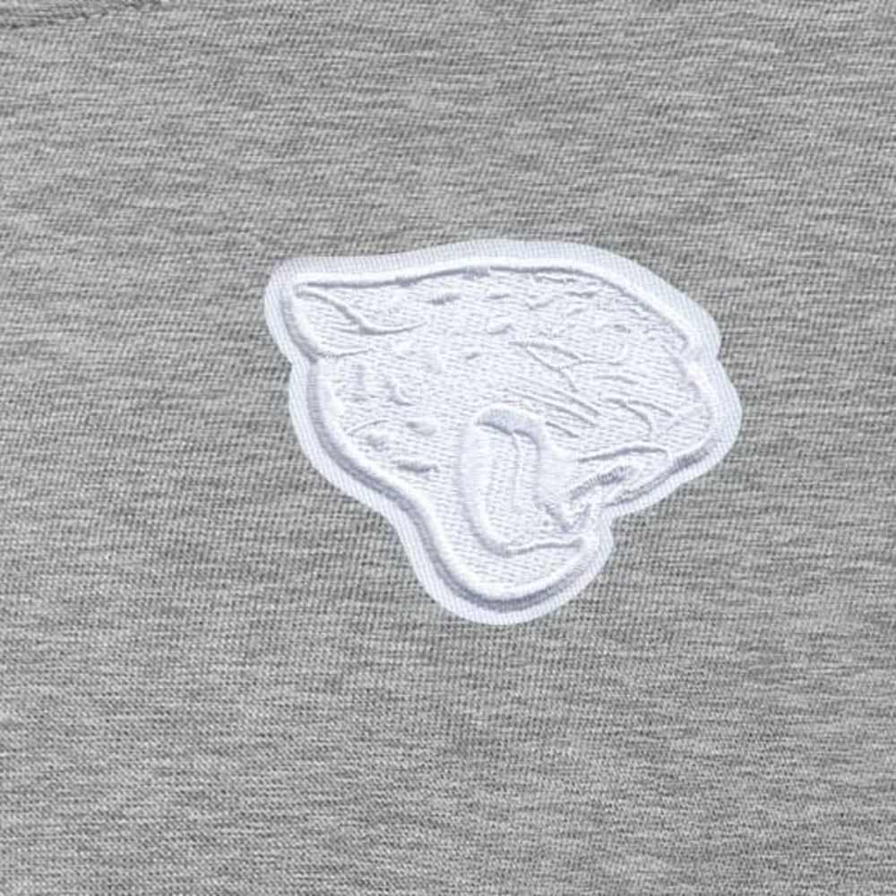 Jacksonville Jaguars Antigua Women's Victory Crew Pullover Sweatshirt Heather Gray - NFL
