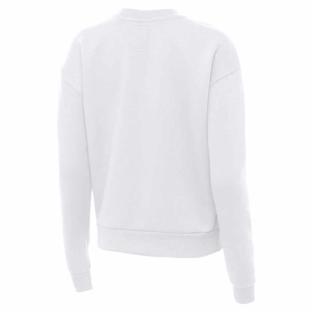 Los Angeles Chargers Antigua Women's Victory Crew Pullover Sweatshirt White - NFL