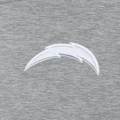 Los Angeles Chargers Antigua Women's Victory Crew Pullover Sweatshirt Heather Gray - NFL