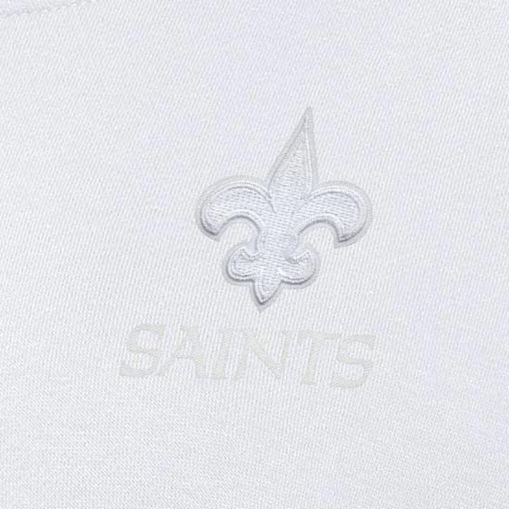 New Orleans Saints Antigua Women's Victory Crew Pullover Sweatshirt White - NFL