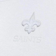 New Orleans Saints Antigua Women's Victory Crew Pullover Sweatshirt White - NFL