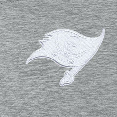 Tampa Bay Buccaneers Antigua Women's Victory Crew Pullover Sweatshirt Heather Gray - NFL