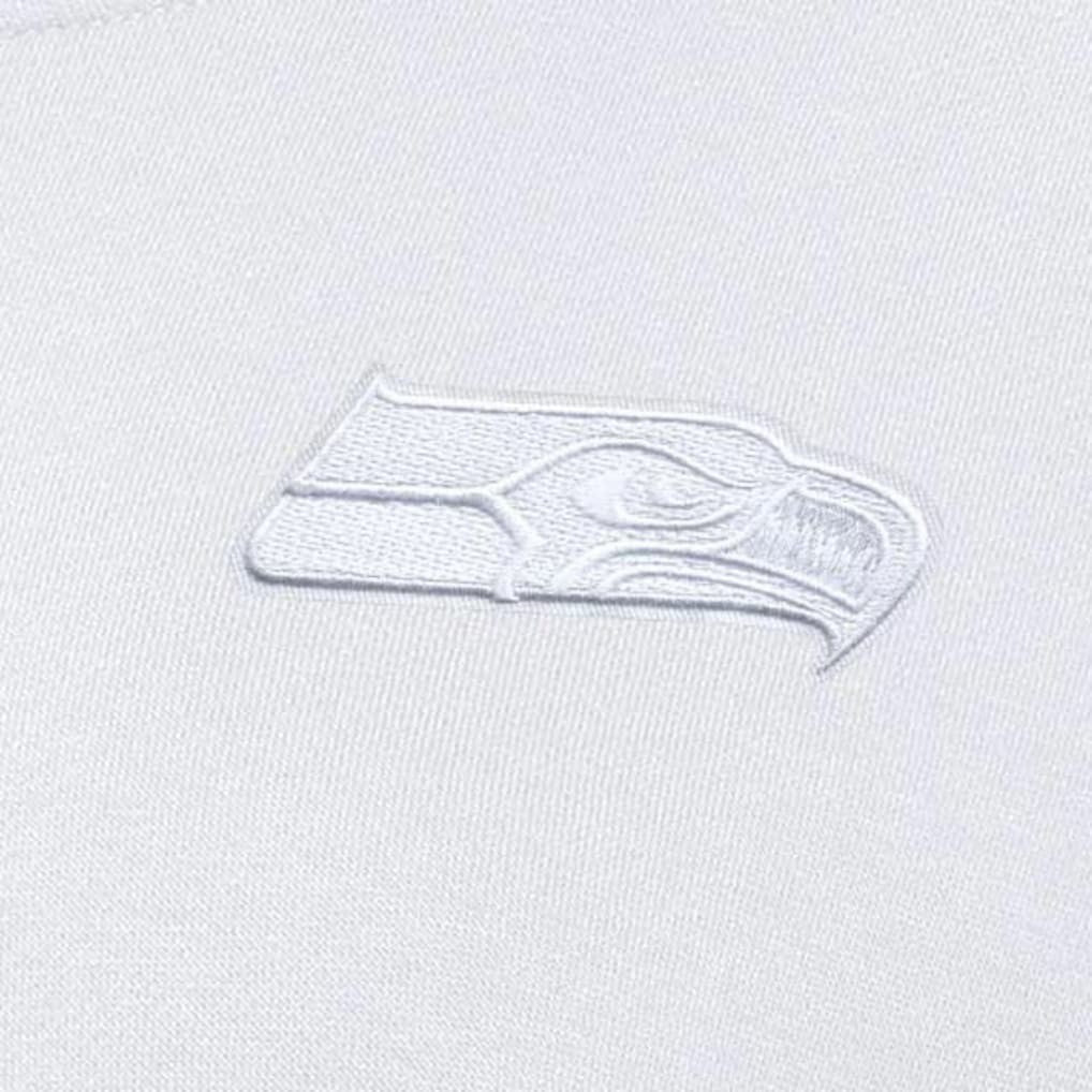Seattle Seahawks Antigua Women's Victory Crew Pullover Sweatshirt White - NFL