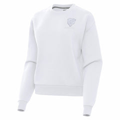 Chicago Bears Antigua Women's Victory Crew Pullover Sweatshirt White - NFL