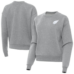 Arizona Cardinals Antigua Women's Victory Crew Pullover Sweatshirt Heather Gray - NFL