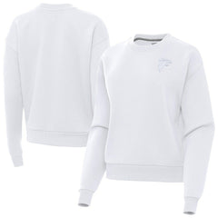 Atlanta Falcons Antigua Women's Victory Crew Pullover Sweatshirt White - NFL