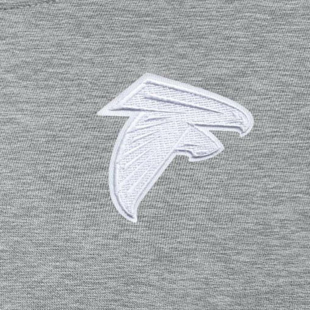 Atlanta Falcons Antigua Women's Victory Crew Pullover Sweatshirt Heather Gray - NFL