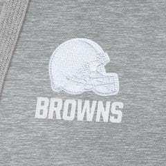 Cleveland Browns Antigua Women's Victory Pullover Hoodie Heather Gray - NFL