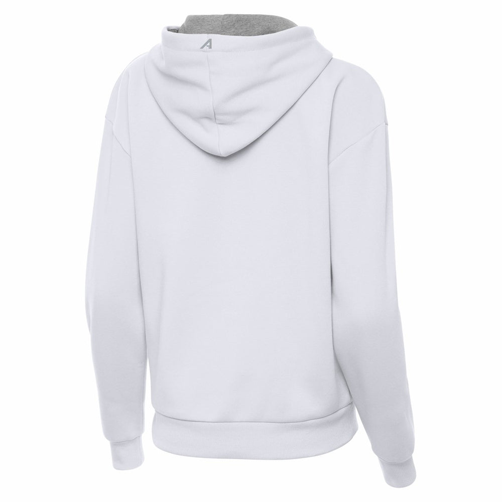 Denver Broncos Antigua Women's Victory Pullover Hoodie White - NFL