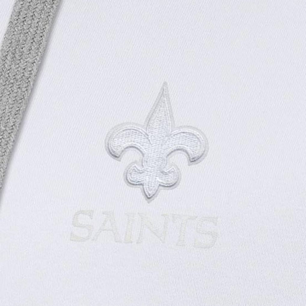 New Orleans Saints Antigua Women's Victory Pullover Hoodie White - NFL