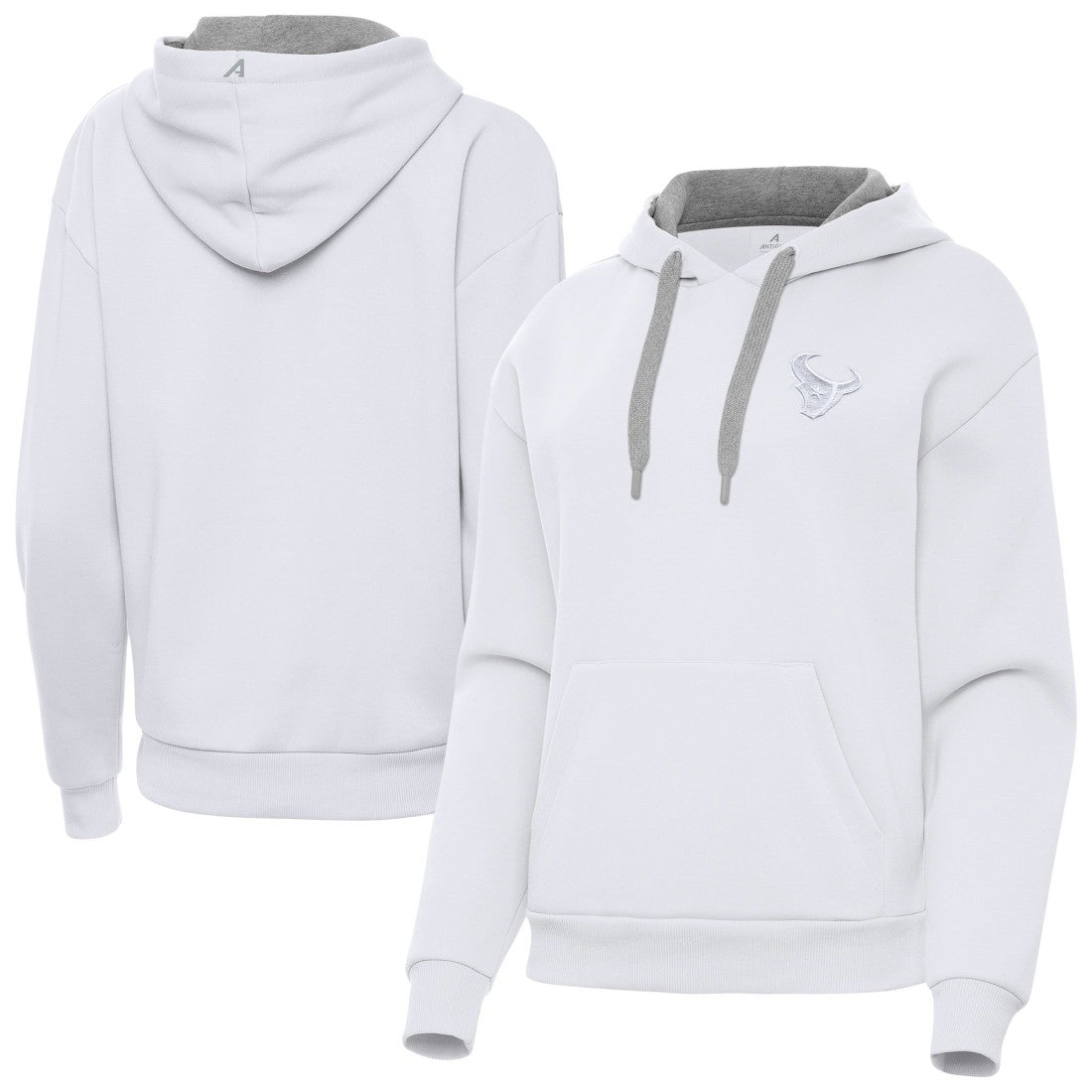 Houston Texans Antigua Women's Victory Pullover Hoodie White - NFL