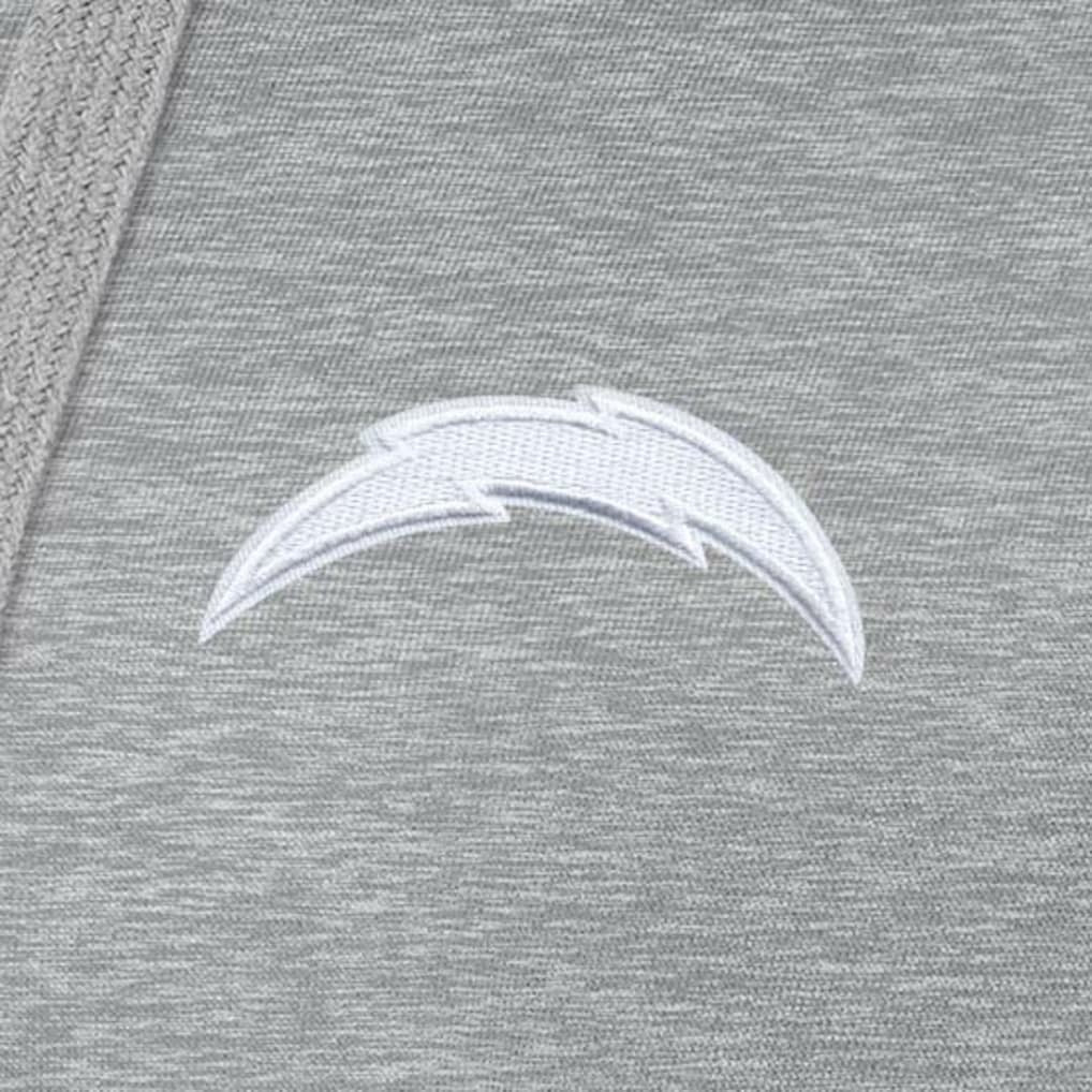 Los Angeles Chargers Antigua Women's Victory Pullover Hoodie Heather Gray - NFL