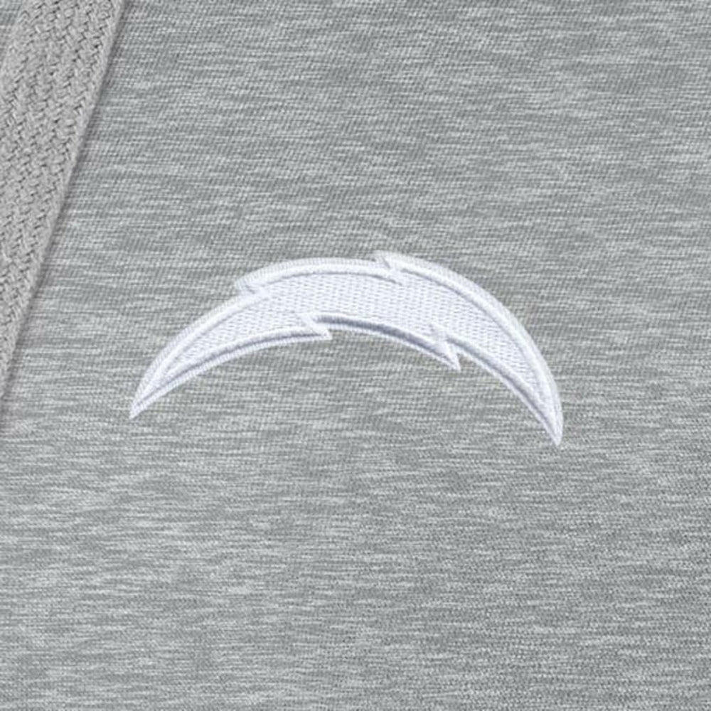 Los Angeles Chargers Antigua Women's Victory Pullover Hoodie Heather Gray - NFL