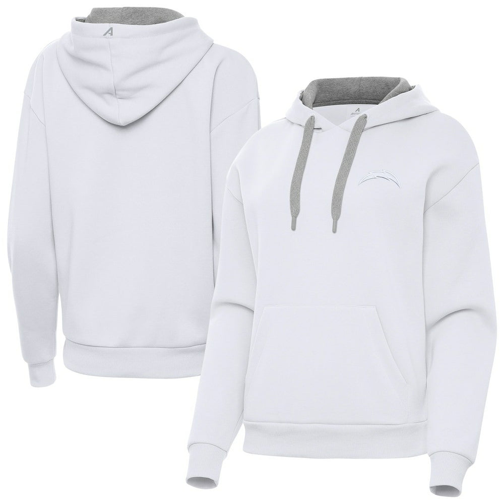 Los Angeles Chargers Antigua Women's Victory Pullover Hoodie White - NFL
