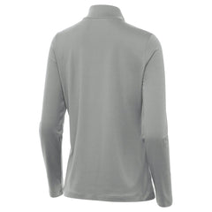 Detroit Lions Antigua Women's Reprocess Quarter-Zip Top Gray - NFL