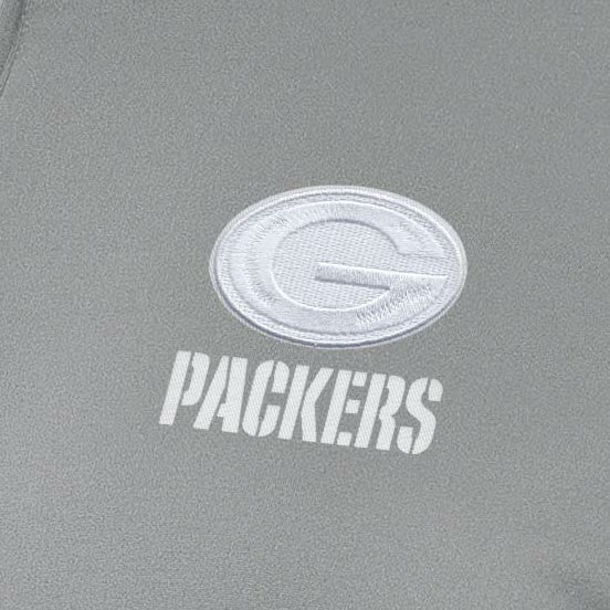 Green Bay Packers Antigua Women's Reprocess Quarter-Zip Top Gray - NFL