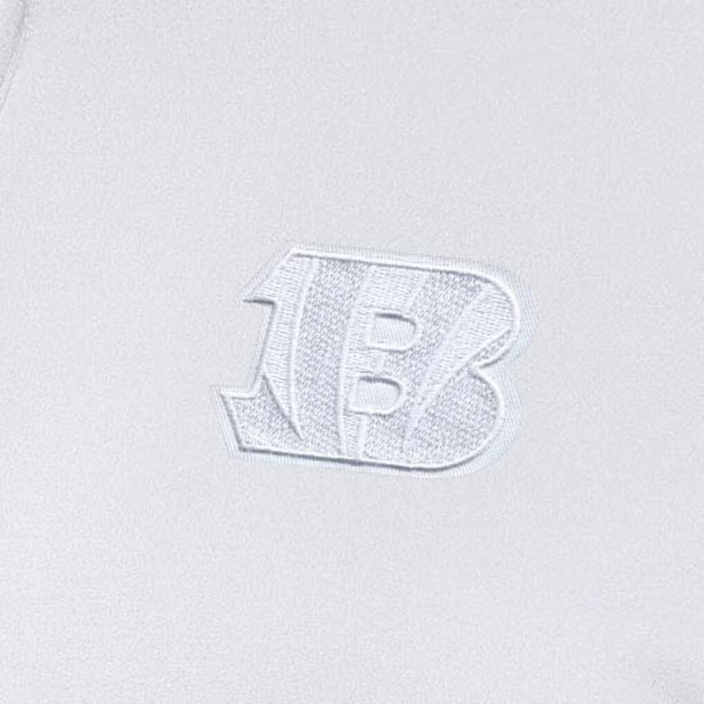 Cincinnati Bengals Antigua Women's Reprocess Quarter-Zip Top White - NFL