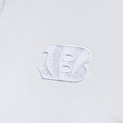 Cincinnati Bengals Antigua Women's Reprocess Quarter-Zip Top White - NFL