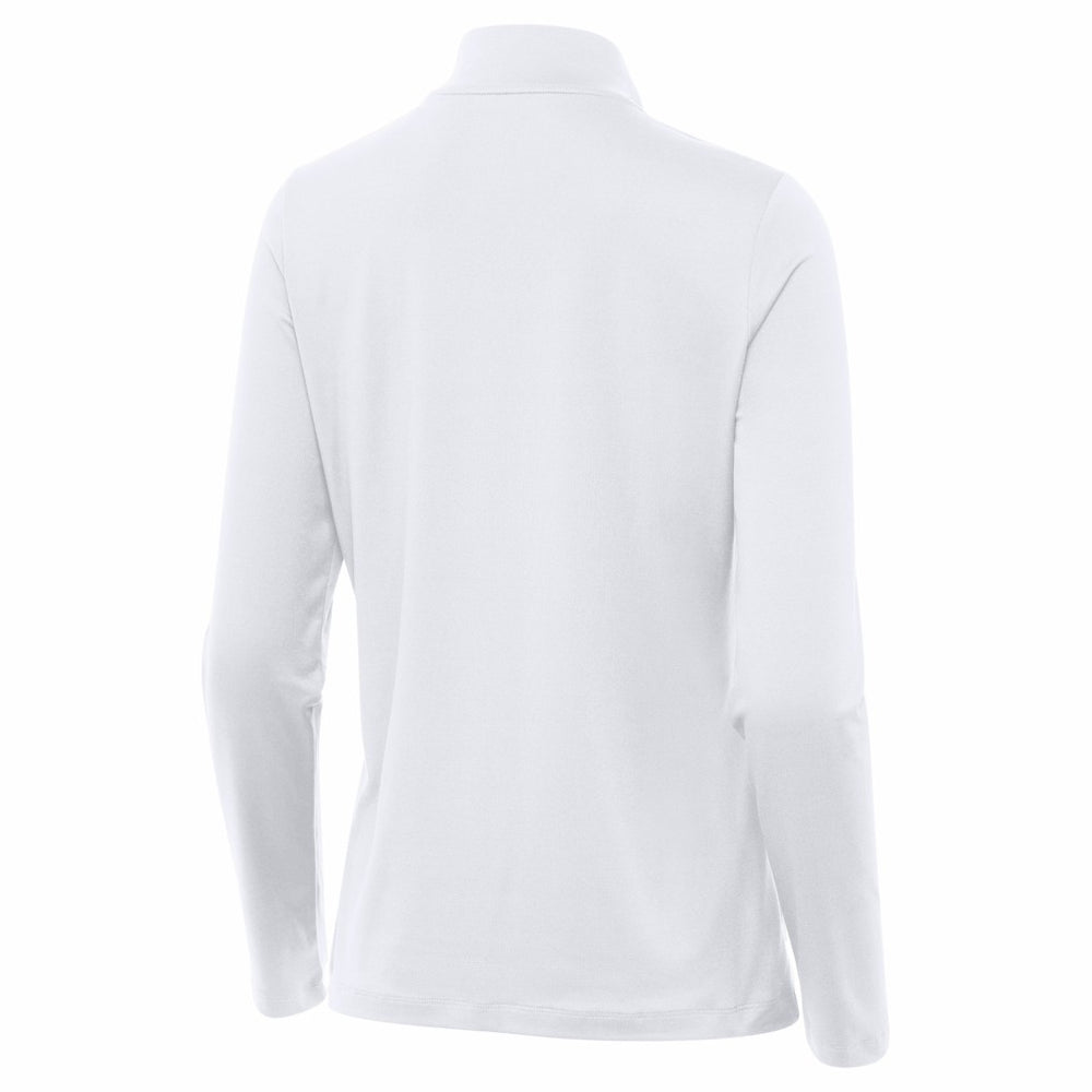 Philadelphia Eagles Antigua Women's Reprocess Quarter-Zip Top White - NFL