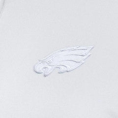 Philadelphia Eagles Antigua Women's Reprocess Quarter-Zip Top White - NFL