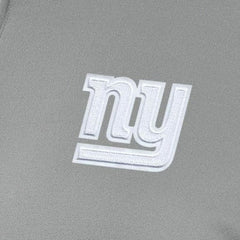 New York Giants Antigua Women's Reprocess Quarter-Zip Top Gray - NFL