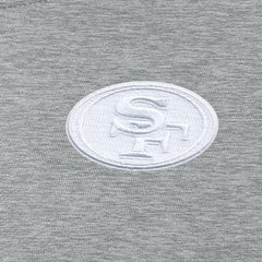 San Francisco 49ers Antigua Women's Victory Crew Pullover Sweatshirt Heather Gray - NFL