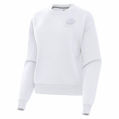 Green Bay Packers Antigua Women's Victory Crew Pullover Sweatshirt White - NFL