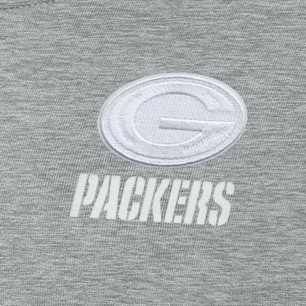 Green Bay Packers Antigua Women's Victory Crew Pullover Sweatshirt Heather Gray - NFL