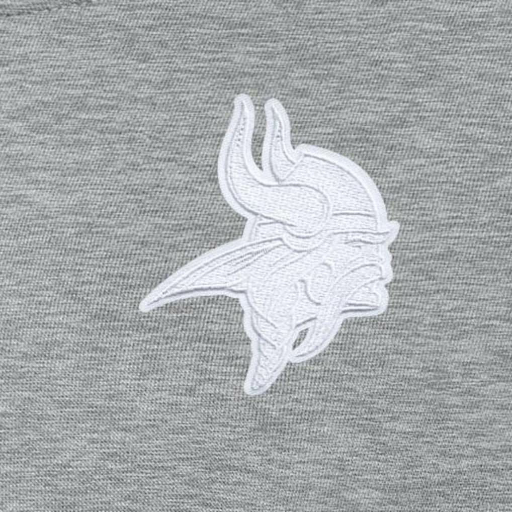 Minnesota Vikings Antigua Women's Victory Crew Pullover Sweatshirt Heather Gray - NFL